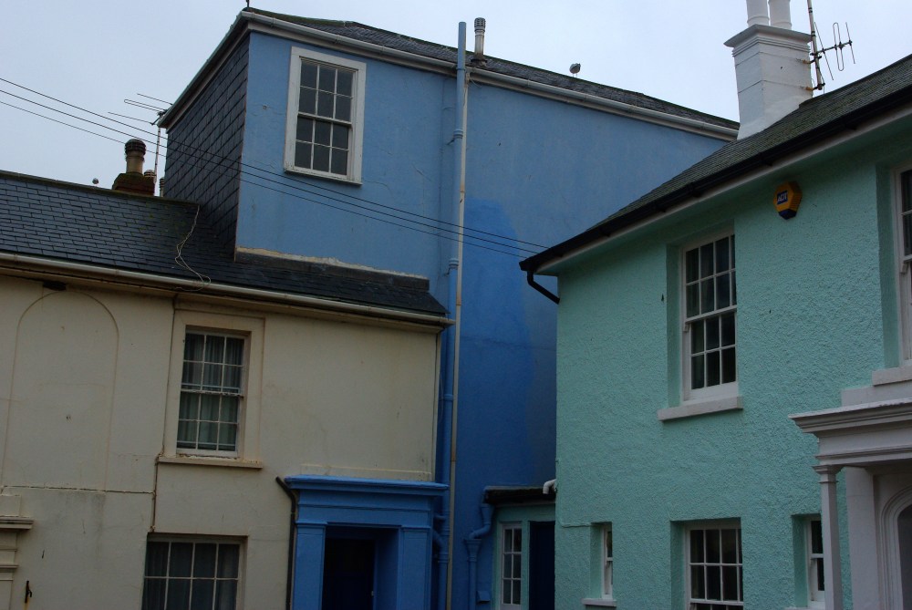 Blue houses