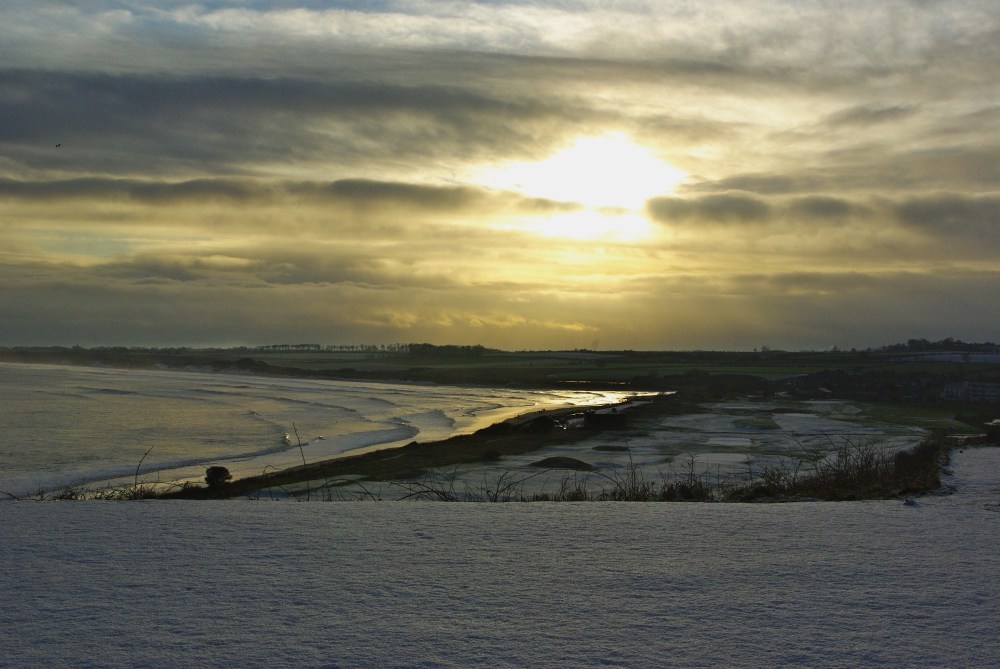 Alnmouth in the snow