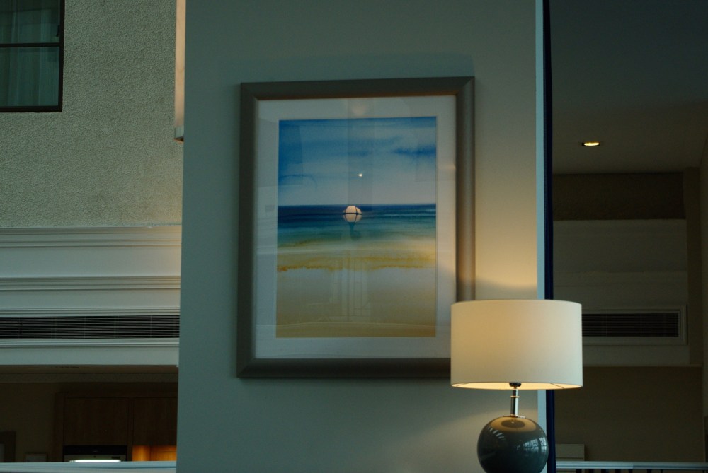 A light on the water